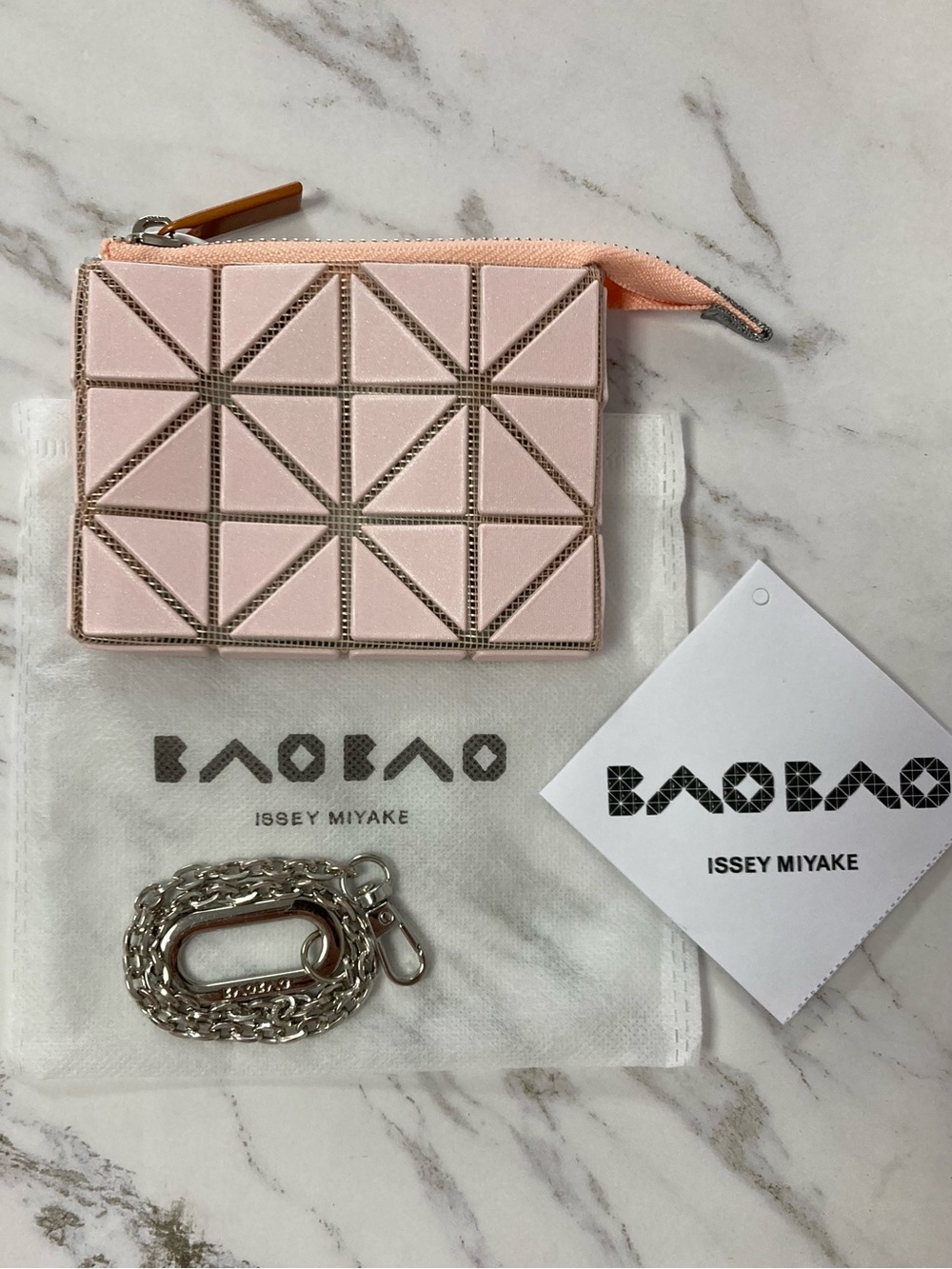 Bao Bao Issey Miyake Geometric Pattered Coin Purse
